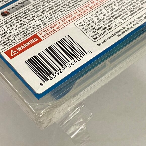 F1 2012 Formula 1 Sony PlayStation 3 PS3 Video Game Car Racing Sealed Tears** - Picture 3 of 9